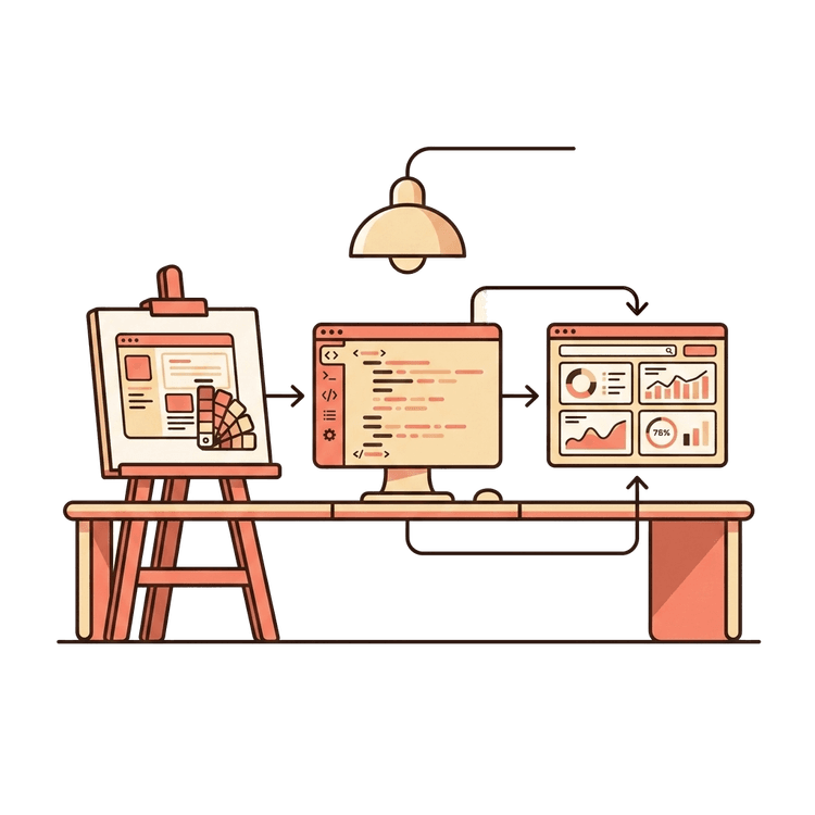 Single unified team working design, development, and SEO together