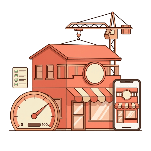 Clean modern website with perfect performance score